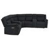 Hagen Upholstered Power Reclining Sectional Sofa Steel Grey — product view 8