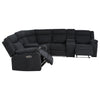 Hagen Upholstered Power Reclining Sectional Sofa Steel Grey — product view 9