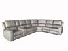 Brickston 4-piece Faux Leather Triple Power Reclining Sectional Charcoal — product view 2
