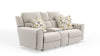 Micah - Power Headrest Power Deep Seat Reclining Console Loveseat - Oatmeal