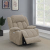 Houston Upholstered Power Lift Recliner Camel — product view 3