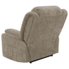Houston Upholstered Power Lift Recliner Camel — product view 10