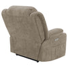 Houston Upholstered Power Lift Recliner Camel — product view 11