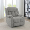 Houston Upholstered Power Lift Recliner Grey — product view 2