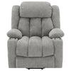 Houston Upholstered Power Lift Recliner Grey — product view 7
