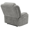 Houston Upholstered Power Lift Recliner Grey — product view 11