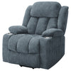 Houston Upholstered Power Lift Recliner Slate Blue — product view 8