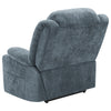 Houston Upholstered Power Lift Recliner Slate Blue — product view 10
