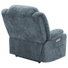 Houston Upholstered Power Lift Recliner Slate Blue — product view 11
