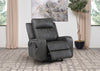 Raelynn Upholstered Power Lift Recliner Chair Grey — product view 3