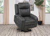 Raelynn Upholstered Power Lift Recliner Chair Grey — product view 4