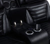 Zuma Dual Power Reclining Loveseat with Bluetooth and Storage Black — product view 9