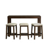 Hardy - Multipurpose Bar Table Set - Dark Walnut