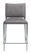 Freesia Counter Stool Charcoal Gray — Set of 2