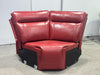 Rojas 3-Piece Dual Power Reclining L-Shaped Sectional with Bluetooth Red — product view 5