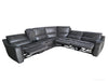 Marcell 6-Piece L-Shaped Power Reclining Sectional with Console Grey — product view 2