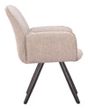 Sieve Swivel Dining Chair Beige — Set of 2