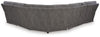 Next-Gen Durapella 6-Piece Power Reclining Sectional - Slate