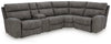 Next-Gen Durapella 5-Piece Power Reclining Sectional - Slate (61003S5)