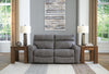 Next-Gen Durapella 2-Piece Power Reclining Sectional Loveseat - Slate