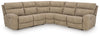 Next-Gen Durapella 5-Piece Power Reclining Sectional - Sand
