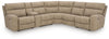 Next-Gen Durapella 6-Piece Power Reclining Sectional - Sand