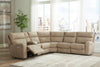 Next-Gen Durapella 6-Piece Power Reclining Sectional - Sand