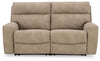 Next-Gen Durapella 2-Piece Power Reclining Sectional Loveseat - Sand