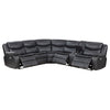 Sycamore Upholstered Power Reclining Sectional Sofa Grey — product view 4