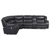 Sycamore Upholstered Power Reclining Sectional Sofa Grey — product view 7