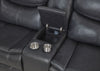 Sycamore Upholstered Power Reclining Sectional Sofa Grey — product view 8