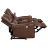 Greenfield 2-piece Power Reclining Sofa Set Saddle Brown — product view 11