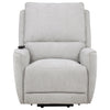 Sylmar Chenille Upholstered Dual Power Lift Recliner Dove Grey — product view 6