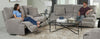 Power Reclining Sofa Zero Gravity Renaldo Stone