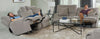 Power Reclining Con Loveseat Zero Gravity Renaldo Stone