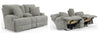 Power Reclining Sofa Zero Gravity Renaldo Stone