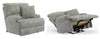 Power Reclining Sofa Zero Gravity Renaldo Stone