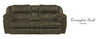 Power Reclining Loveseat Console With  Power Headrest Ferrington Dus