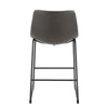 Duke - 26" Fixed-Height Stool - Black Metal