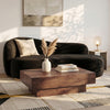 Plank Mango Wood Coffee Table — Brown
