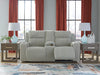 Carvara Power Reclining Loveseat with Console