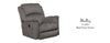 Power Rocker Recliner Malloy Graphite