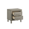 Lennox - 2 Drawer Nightstand - Gray