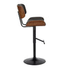 Lombardi - Adjustable Barstool - Black Base