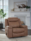 Status Check Recliner - Caramel