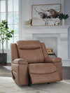 Status Check Recliner - Caramel