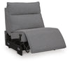 Modmax II 7-Piece Power Reclining Sectional with Audio Consoles - Salt and Pepper (65906S48)