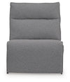 Modmax II 7-Piece Power Reclining Sectional with Audio Consoles - Salt and Pepper (65906S48)