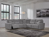 Modmax II 5-Piece Power Reclining Sectional - Salt and Pepper