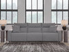 Modmax II 3-Piece Power Reclining Sectional - Salt and Pepper